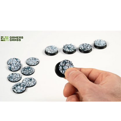 Gamers Grass Frost Lake Base Toppers - 25mm Round