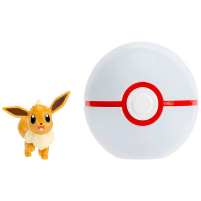 Pokémon Clip 'N' Go Eevee  Premier Ball Figure Set