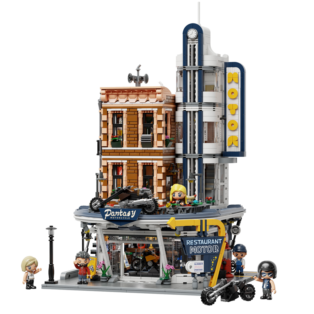 Motorcycle Restaurant - Pantasy Brick Kit