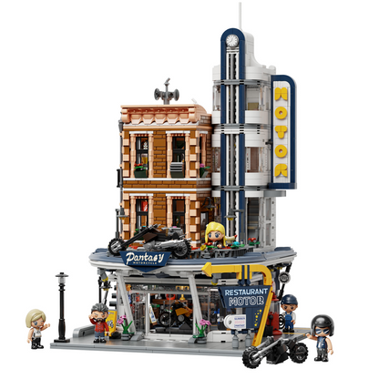 Motorcycle Restaurant - Pantasy Brick Kit