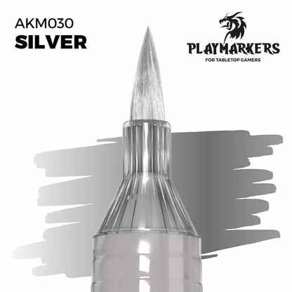 Playmarkers: Silver - Acrylic Paint Marker