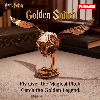 Harry Potter Mechanical Golden Snitch - Puremind Wooden Model Kit