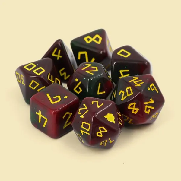 Dice Goblin The Bandit - RPG Dice Set with Mini Dice Bag & Sticker