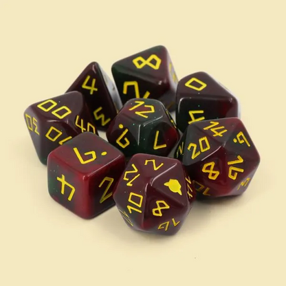 Dice Goblin The Bandit - RPG Dice Set with Mini Dice Bag & Sticker