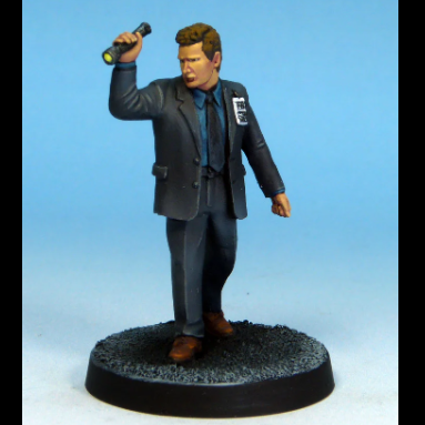 Set of 2 FBI Agent miniatures in...