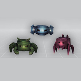 Video Invaders by Crooked Dice.&nbsp; A set of three metal figures representing video arcade alien invaders for your gaming table needs which comes with perspex flying bases.&nbsp;&nbsp;