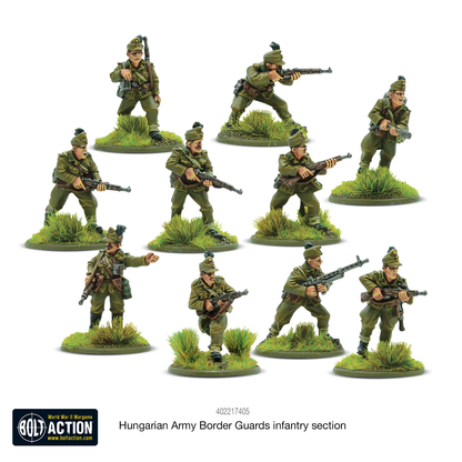 Hungarian Army Border Guards Infantry Section - Bolt Action