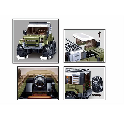 Sluban Green Tank SUV - ORV Building Brick Kit