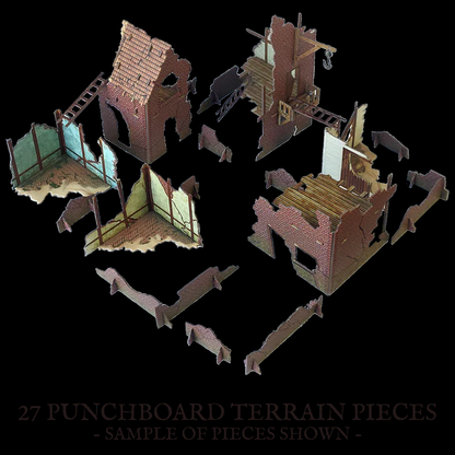 Port Royal Tokens and Terrain Punchboard Set
