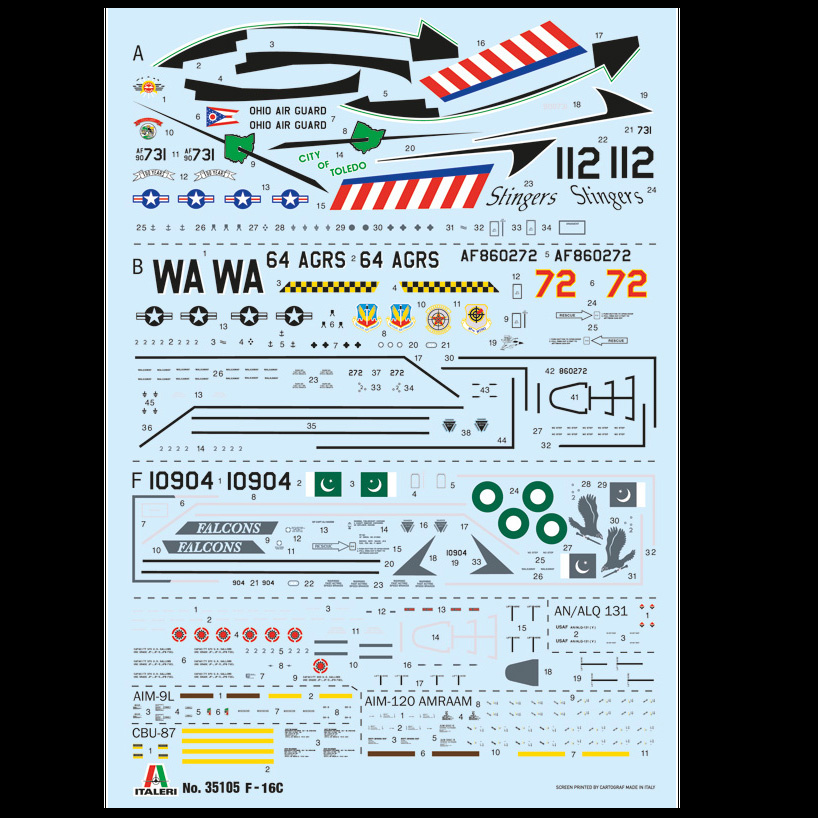Italeri F-16C Fighting Falcon | 1:48