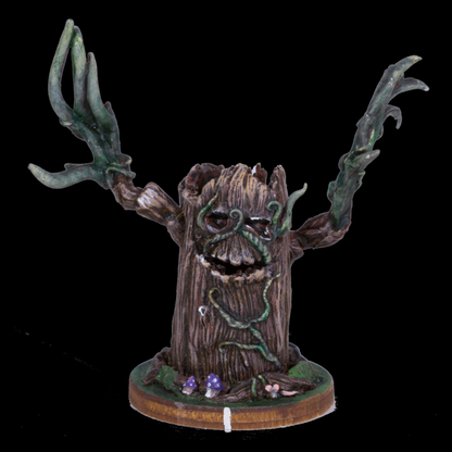 Dynadru by Oakbound Studio. A lead pewter miniature representing a small tree creature