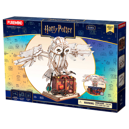 Harry Potter Mechanical Hedwig - PureMind Wooden Model Kit