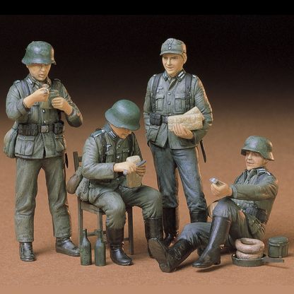 Tamiya German Soldiers at Rest - 1/35 Scale