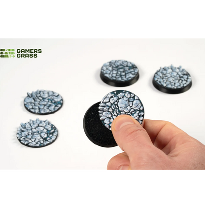 Gamers Grass Frost Lake Base Toppers - 40mm Round