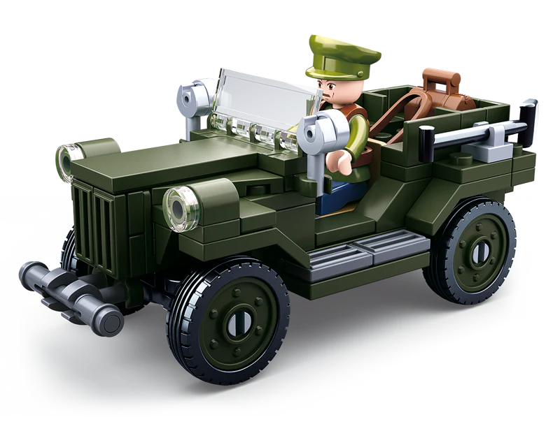 Sluban Allied Field Jeep - WW2 Building Brick Kit