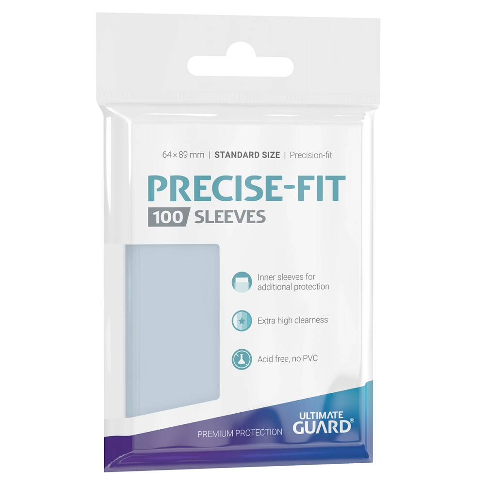 Ultimate Guard Precise-Fit Sleeves Standard Size 100 Pack