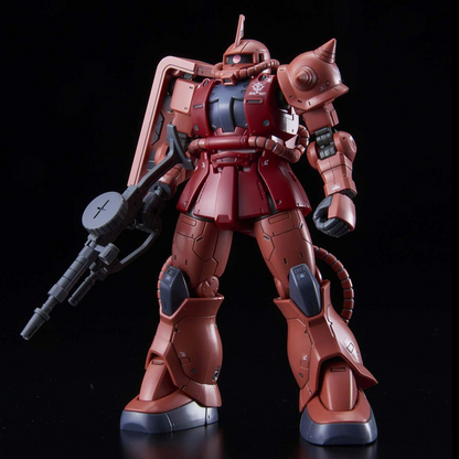 HG MS-06S Zaku II Principality of Zeon Char Aznable's Mobile Suit (Red Comet Version) – 1/144 Bandai Gunpla