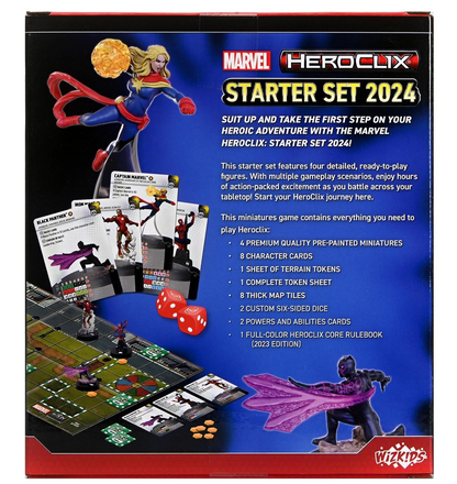 Marvel HeroClix Starter Set 2024 Miniatures Game
