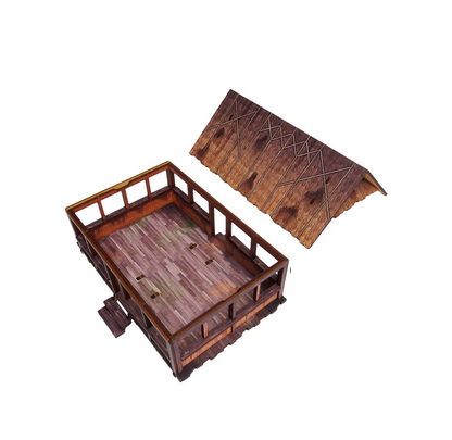 WW2 Pacific Kitchen - Pre Painted 28mm Bolt Action Scenery Buildings