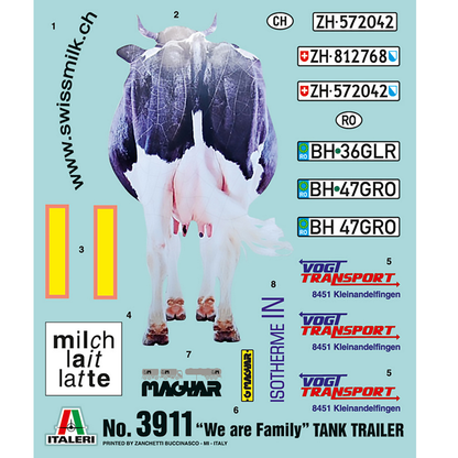 Italeri "We Are Family" Tank Trailer | 1:24 Scale Model Kit