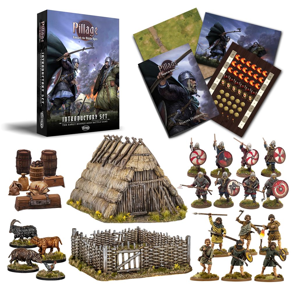 Pillage Introductory Set - 2 Player Early Middle Ages Battle Game