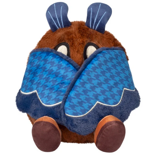 A brown plush toy shaped like a ...