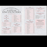 The Game Master's Book Of Random Encounters a hardback book great for dungeon masters with over 500 customizable maps, tables and story hooks to help create your 5th edition adventures on demand making a great gift for your favourite games master or to help yourself run the adventure. 