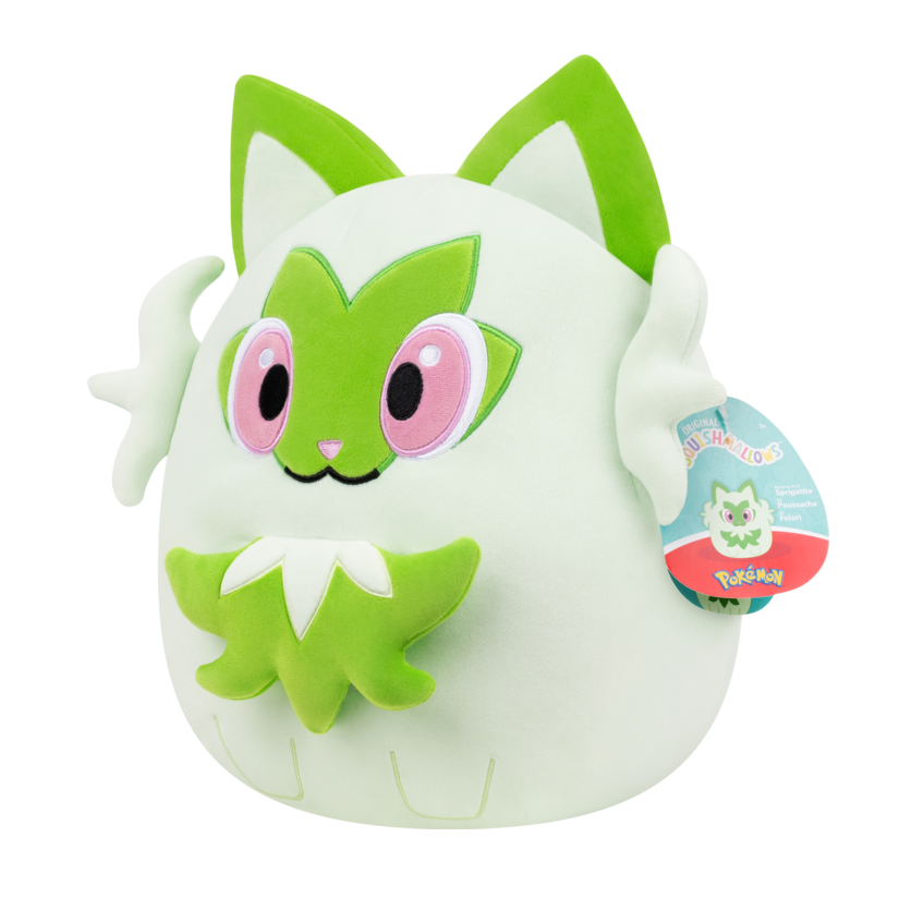 Sprigatito Pokémon 10" Squishmallows Plush