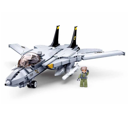 Sluban F14 Fighter Plane - Army Building Brick Kit