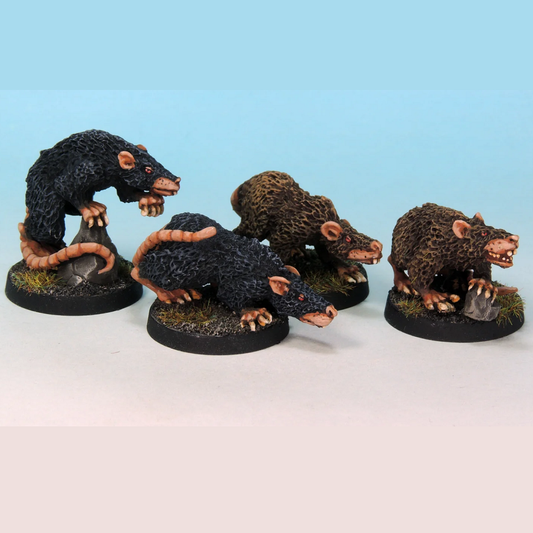 Giant Rats miniatures set by Cro...