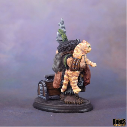 44231 Boren Backslap Dwarf Ratcatcher - Reaper Bones Black