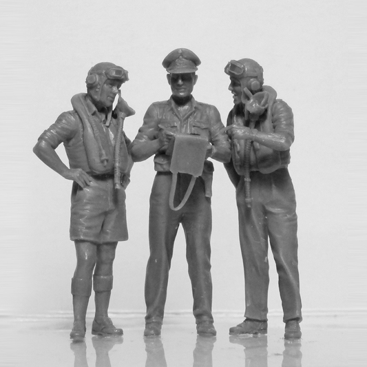 British Pilots in Tropical Unifo...