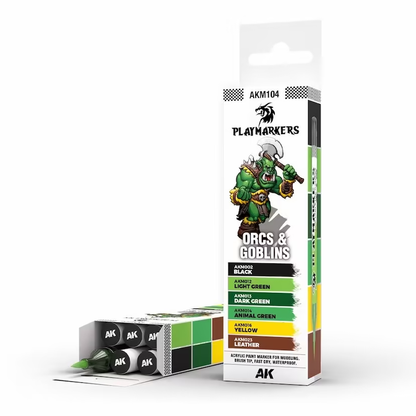 Playmarkers: Orcs & Goblins Set - Acrylic Paint Marker Set