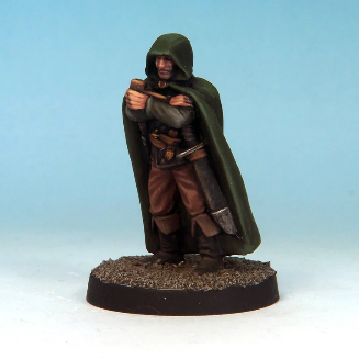 Figurine of a character in a gre...