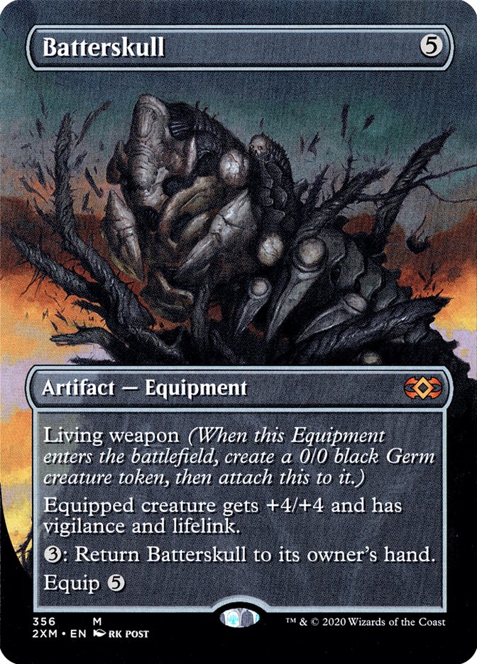 Borderless Batterskull Double Masters #356 Card Front