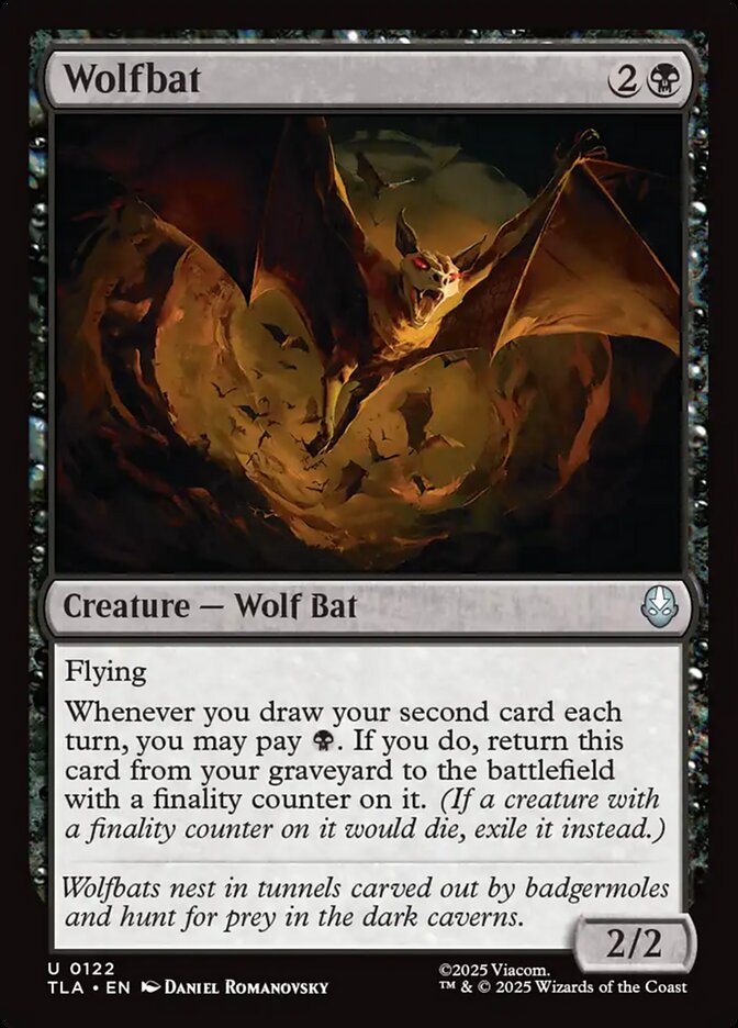 Wolfbat Avatar The Last Airbender #122 MTG Single Card Front