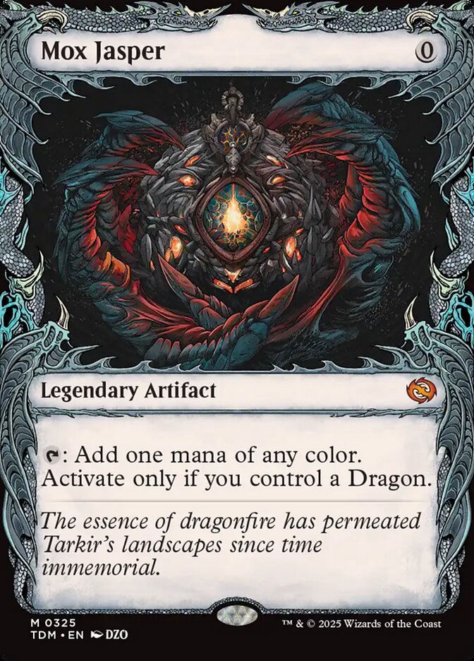 Showcase Mox Jasper Tarkir Dragonstorm #325
