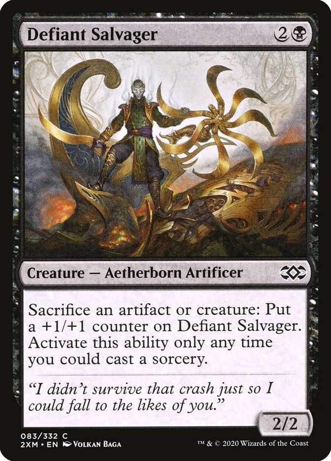 Defiant Salvager Double Masters #083 Card Front