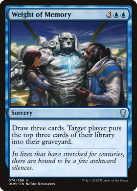 Weight of Memory Dominaria #074
