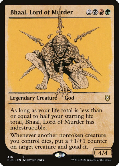 Bhaal, Lord of Murder - Commander Legends #416 Card Front