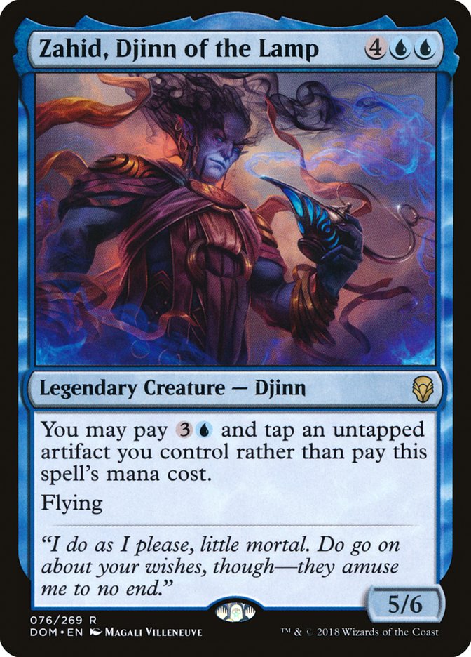 Zahid, Djinn of the Lamp Dominaria #076