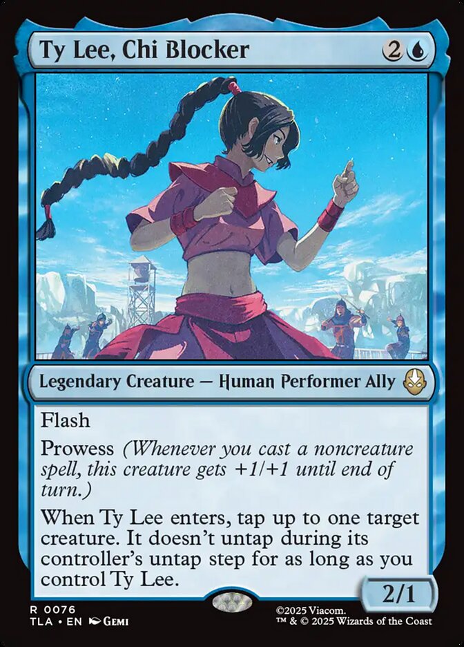 Ty Lee, Chi Blocker Avatar The Last Airbender #076 MTG Single Card Front