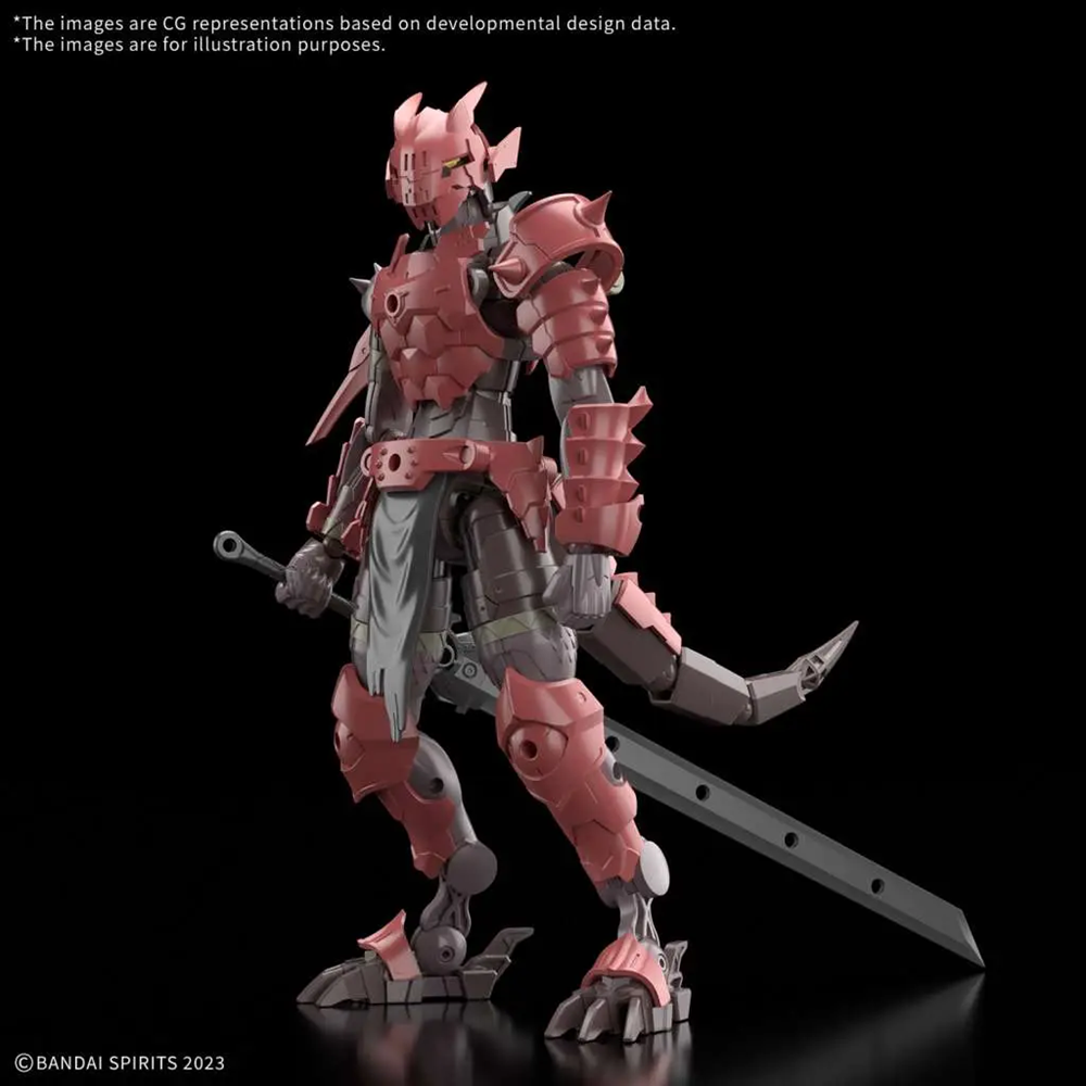Bandai 30MF Dragoniaknight 30 Minutes Fantasy starter set with armour, silhouette body and two great swords