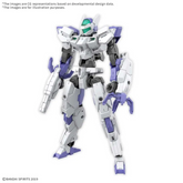 Model kit of a robot with white,...