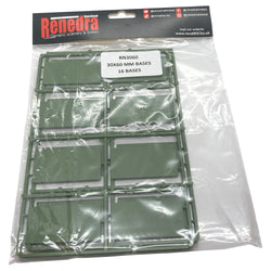 Renedra 30 x 60mm Wargaming Bases x16