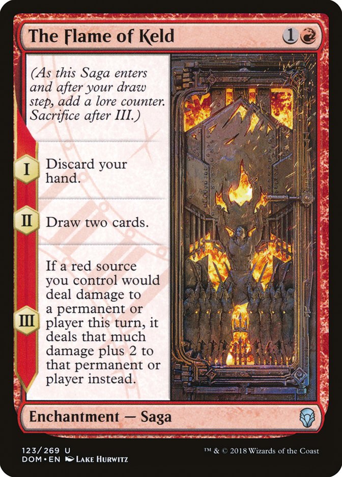 The Flame of Keld Dominaria #123