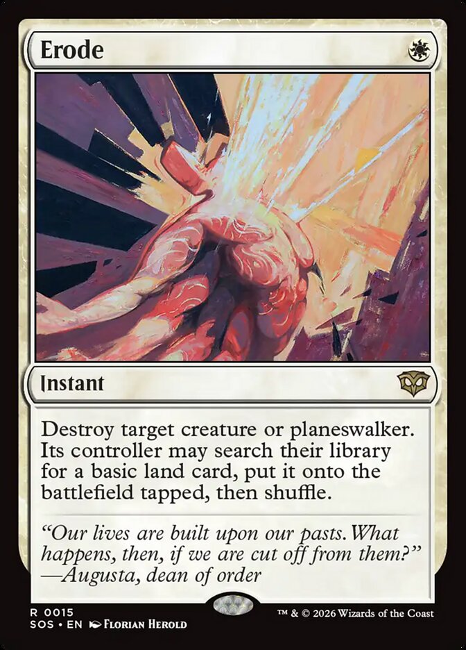 Erode Secrets of Strixhaven #015Card Front