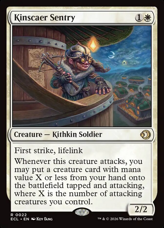 Kinscaer Sentry Lorwyn Eclipsed #022