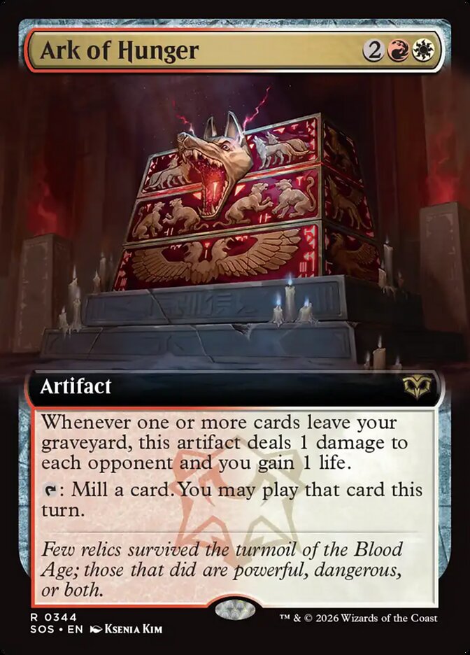 Ark of Hunger Secrets of Strixhaven Extended Art #344Card Front