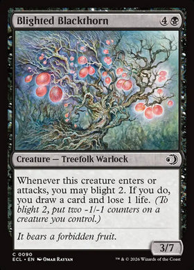 Blighted Blackthorn Lorwyn Eclip...